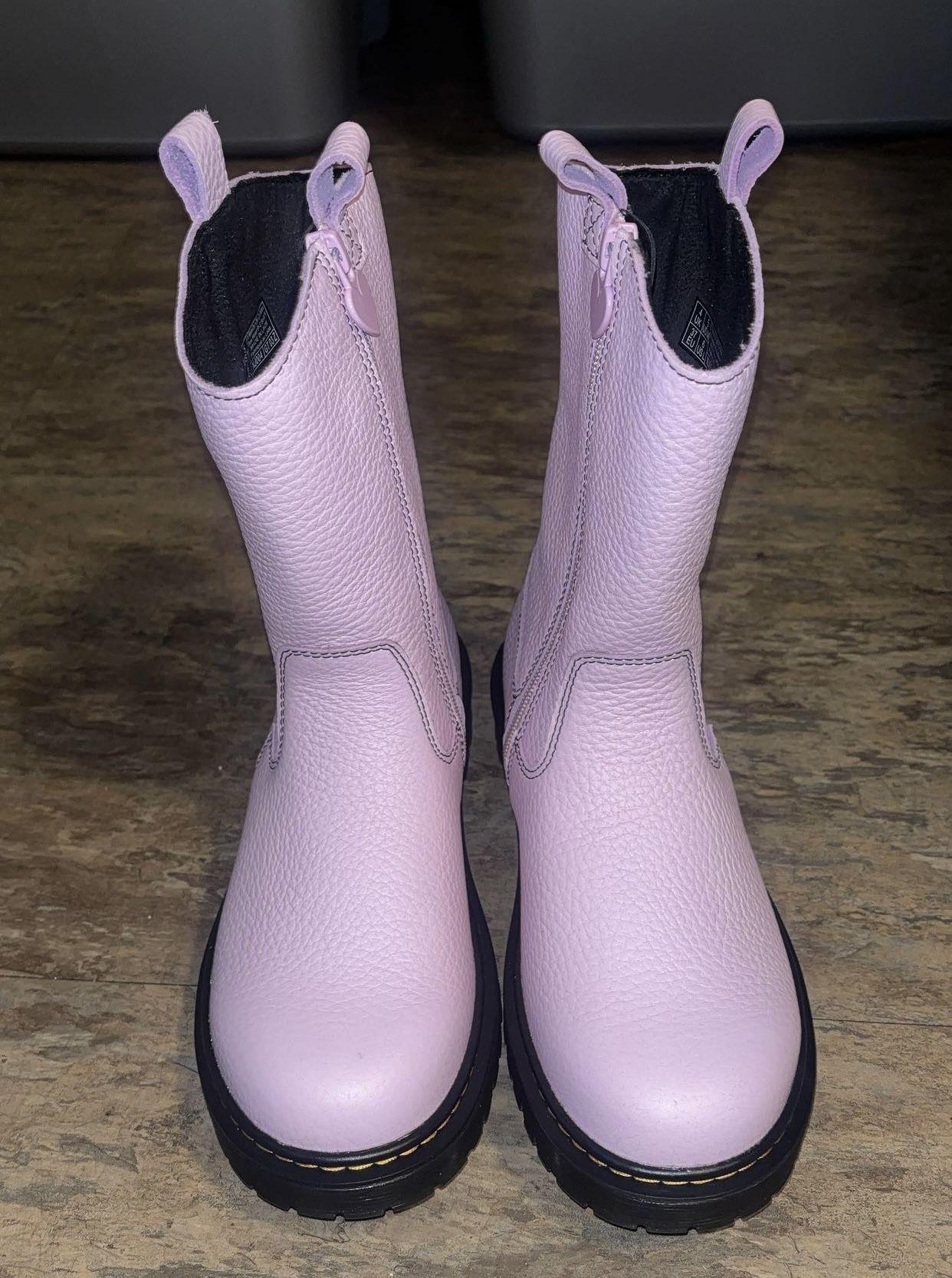 Doc Martens Bex Heart Pull On Boots New Size 5 Juniors