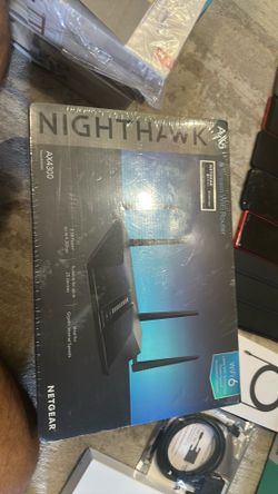 New sealed Netgear Nighthawk AX6 6-Stream AX4300 WiFi 6 Router
