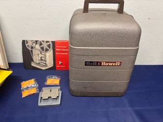 Vintage Bell & Howell Monterey 8mm Movie Projector Bundle-Tested & Working!