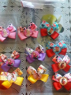 Pares de Mini moños para niñas o bebés