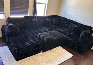 Brand New Super Plush Comfy Pullout Sectional Set