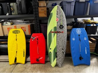Body boards - & a costco softop surfboard