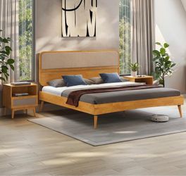 Brand new king size bedframe, inbox, limit. stock
