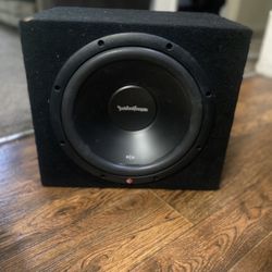 10’ Rockford  Fosgate Speaker And Amp