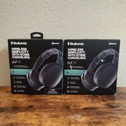 Skullcandy Hesh ANC Wireless Over-Ear Headphones, Active Noise Canceling 