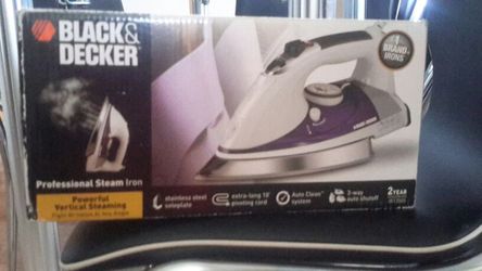 Black & Decker professional steam iron