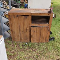 Wooden Cabinet- handmade 48L x 20.5 D x 39.5 T