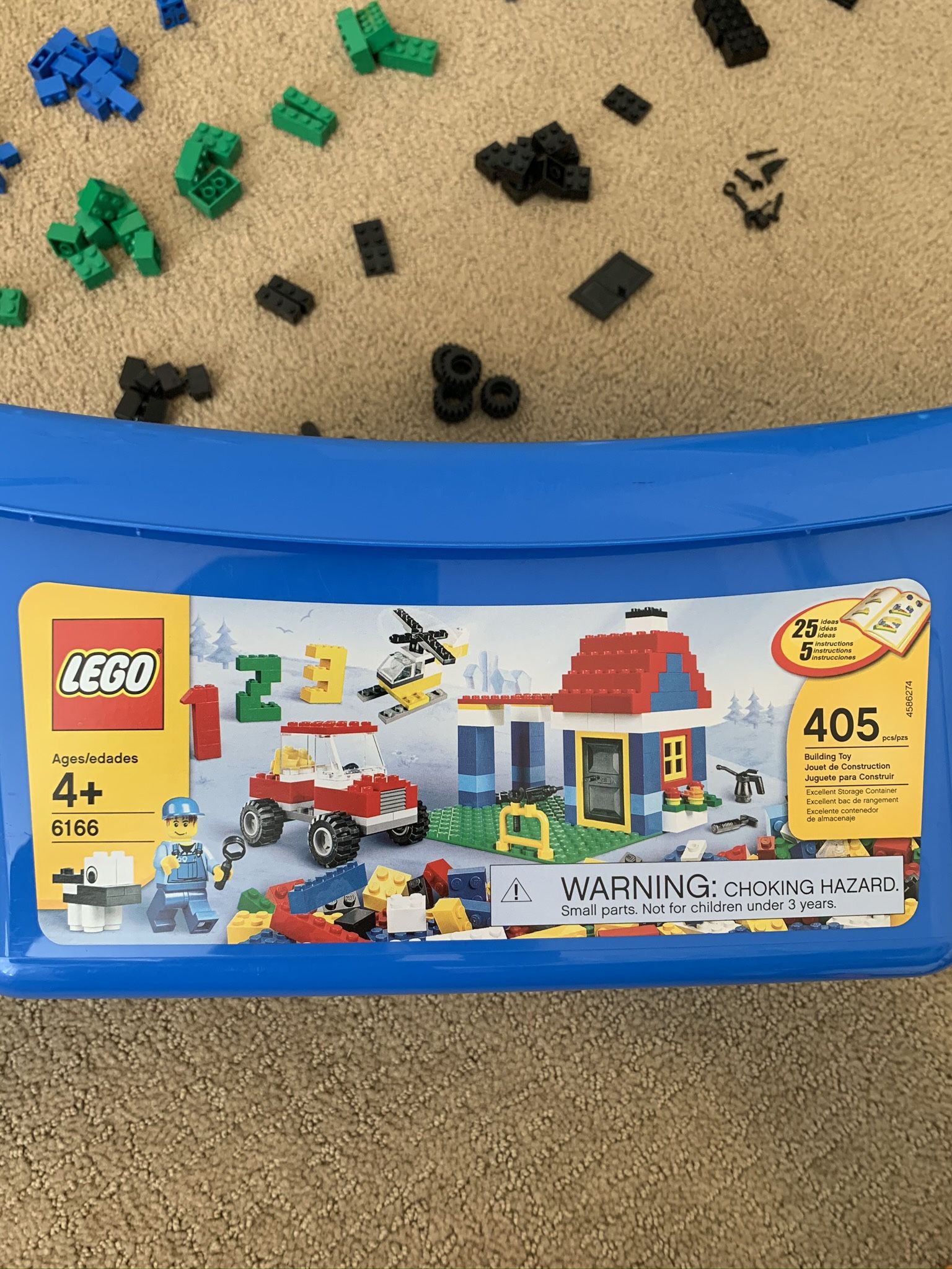 Legos In Box 405 Pieces