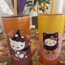 Hello Kitty Halloween Tumblers 