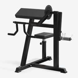 Bicep Curl And Tricep Extension Machine Seated