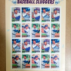 2005 USPS BASEBALL SLUGGERS STAMP COLLECTION 