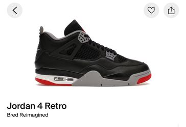 Jordan 4 Retro Bred Reimagined  Got 3 Pairs size 9 $200 each 