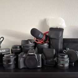 Canon EOS M50 + Lenses + Accessories - EXCELLENT CONDITION