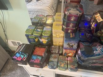 Pokemon tin’s (empty)