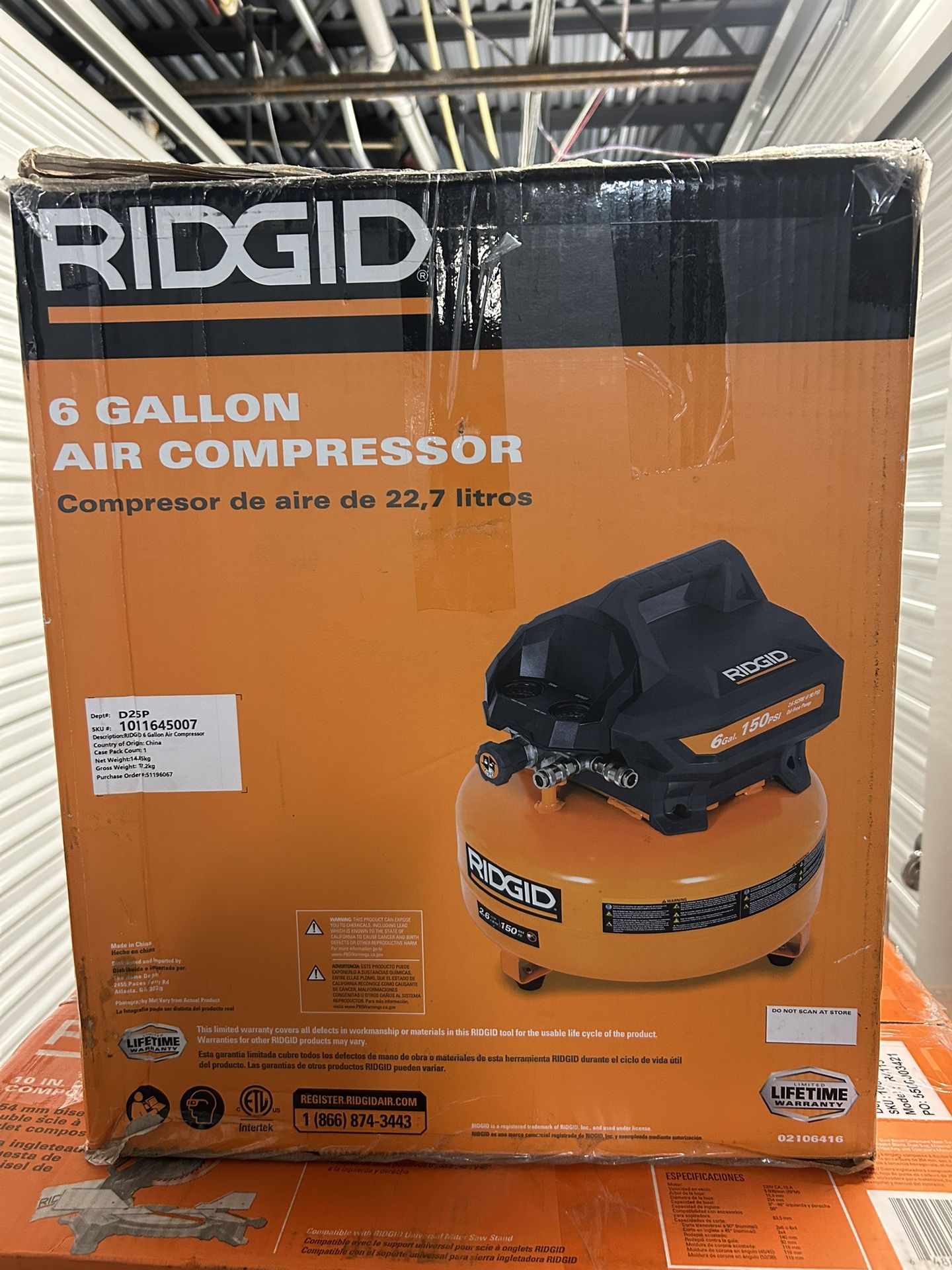 RIDGID Air Compressor 