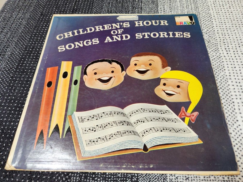 Vintage Children's Hour Of Songs And Stories Vinyl
