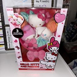 Hello Kitty and Friends Plush Valentine’s Day Bouquet Plush New Quantity Avail