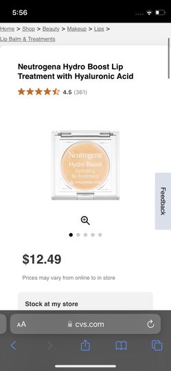 Neutrogena Hydro Boost Hydrating Lip Treatment 