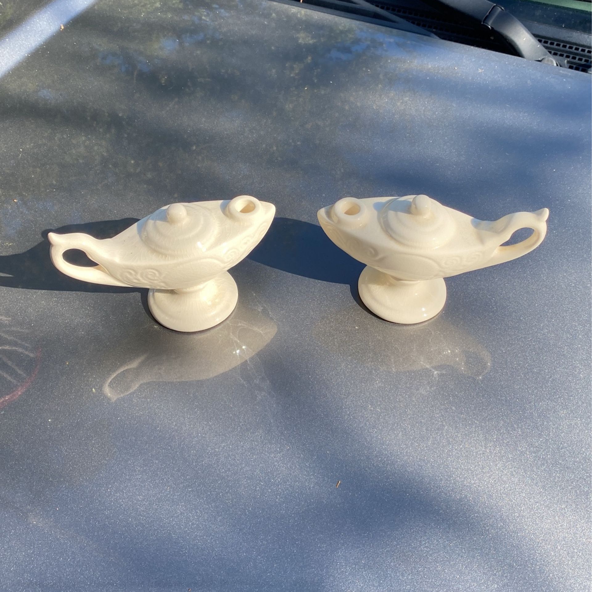 Pair Of Aladdin Candle / Incents Holder 