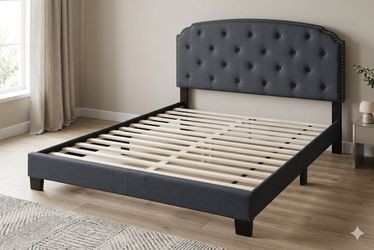 Platform full size bed frame
