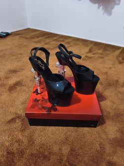 Black high heels