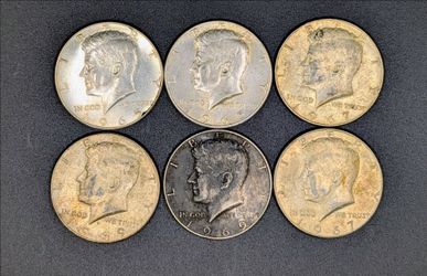 Kennedy Half Dollars - 40% silver
