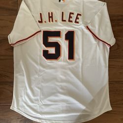 Giants Jung hoo Lee Cream Jersey 