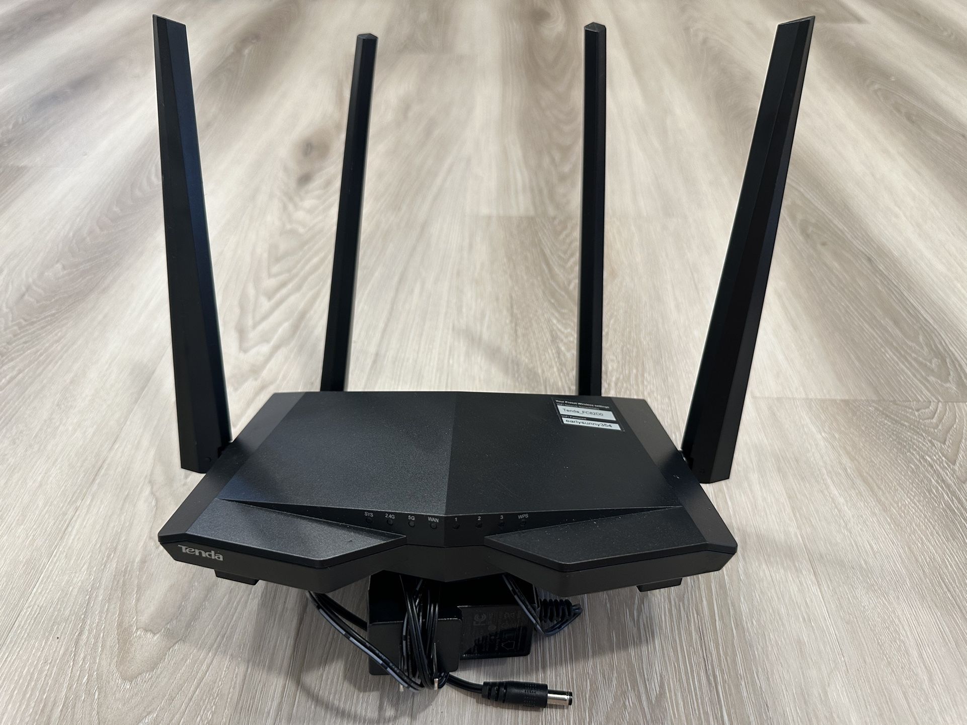 Tenda Wifi Router AC6 AC1200 Smart Dual-Band