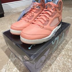 Nike Jordan 5 XDJ KAHLED Retro Crimson Bliss