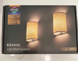 Battery Operated Wall Sconce Set