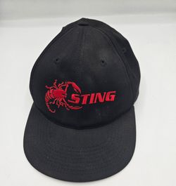 Sting Scorpion Embroidered Black Snapback Cap