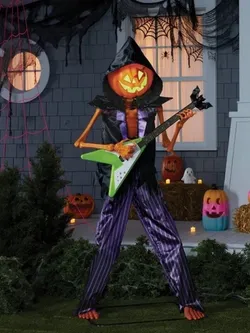 70” Target Hyde & Eek Lewis And Friends Billy Servo Pumpkin Rocker Animatronic