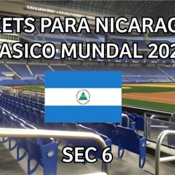 Nicaragua Baseball Tickets WBC 