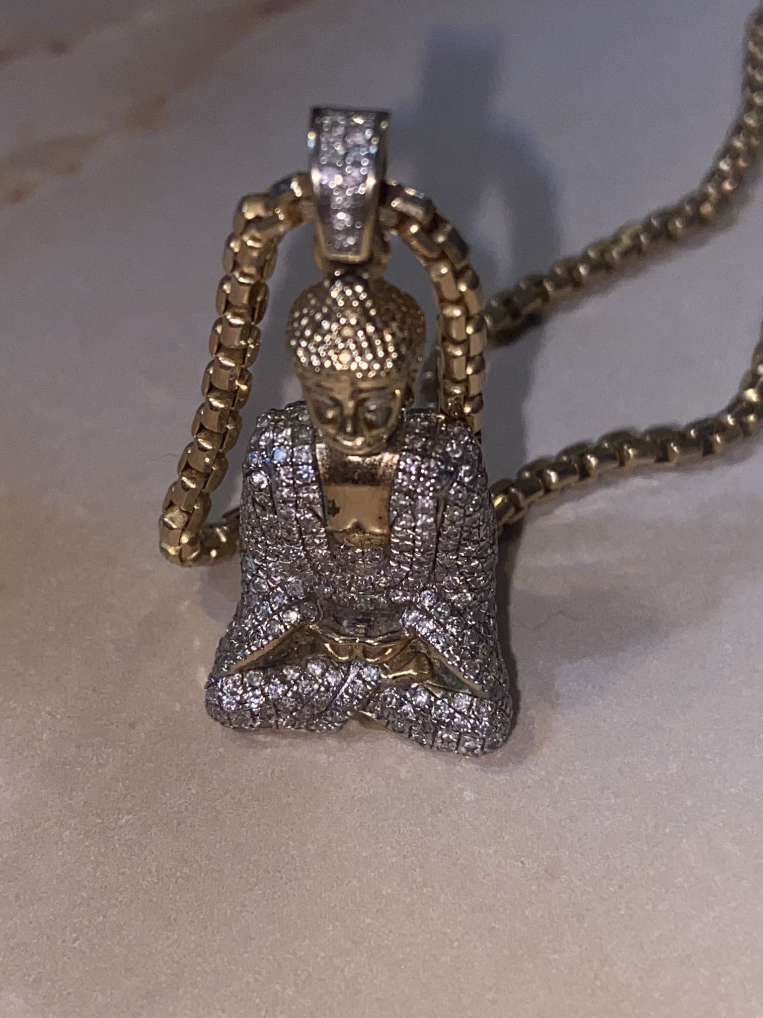 10k Diamond Pendant