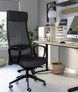 Ikea Marcus Office chair, Vissle dark gray