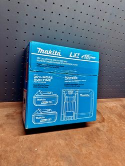 Makita LXT 18v 4.0 Batteries & Charger