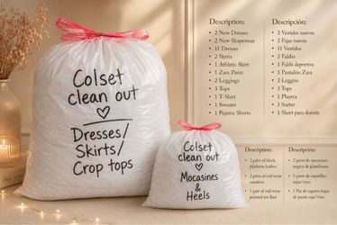 Clóset clean out