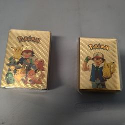 Pokemon Gold Card Boxes