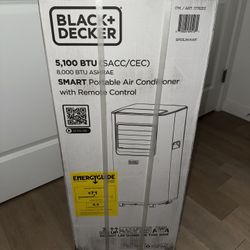 Black+Decker SMART Portable Air Conditioner With remote control 