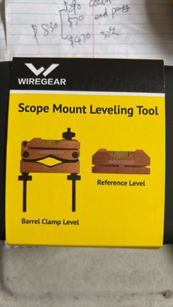 Scope mount leveling tool65