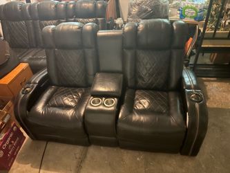 Leather comfort couches and seat
