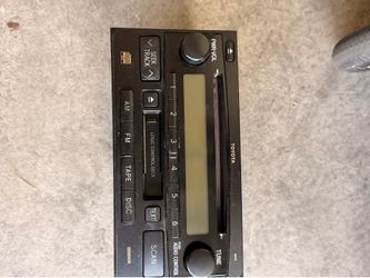 Toyota OEM AM/FM CD Cassette Radio – P/N 86120-52241