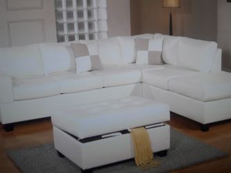 Sectional with ottoman New 3 colors