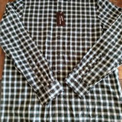 Michael Kors Long Sleeve Button Down Shirt Size L
