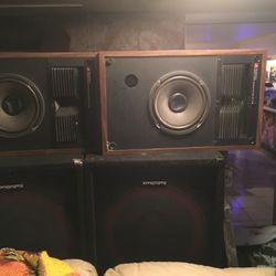 Technics SB-P1000 Speakers Pair Have Dust Covers 