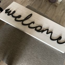 Welcome Sign 
