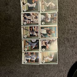 Old Padres And Dodgers Player Cards