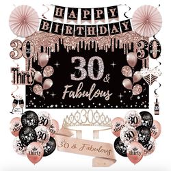 30th birthday decorations
