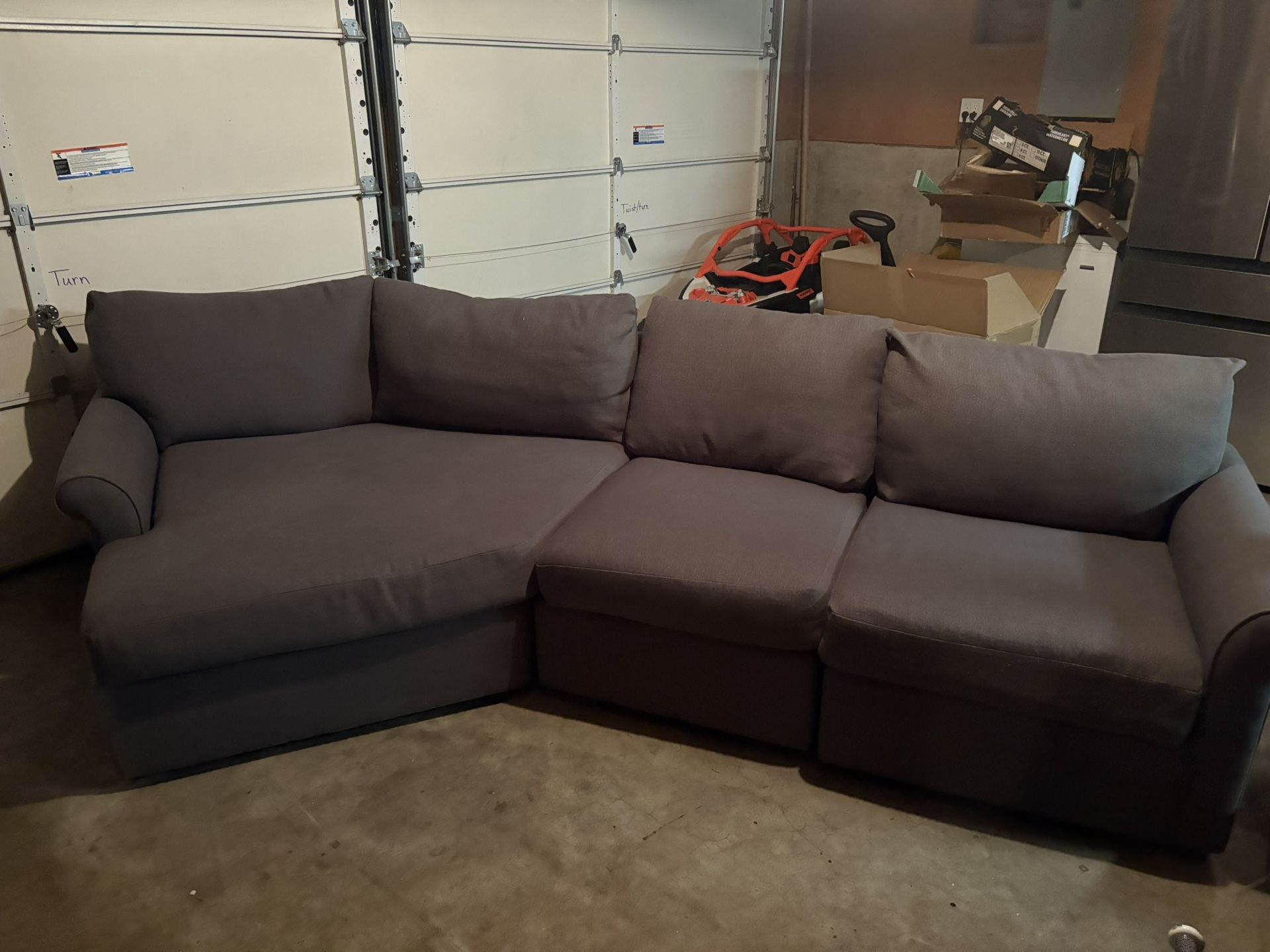 Macy’s Sectional with Cuddler – $400 OBO