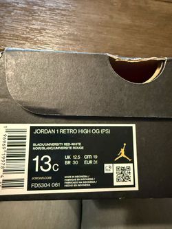 Jordan 1 Retro High Size 13c